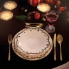 Outlet Nora Christmas Dyb Tallerken 24,4 cm, Hvid Dybe Tallerkener
