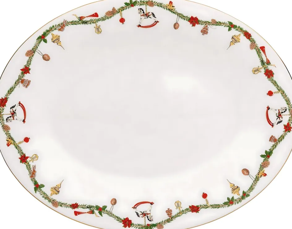 Outlet Hutschenreuther Nora Christmas Tallerken , Hvid