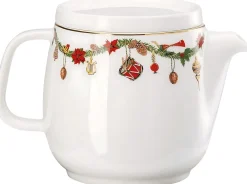 Hot Hutschenreuther Nora Christmas Tekande 0,7 L, Hvid