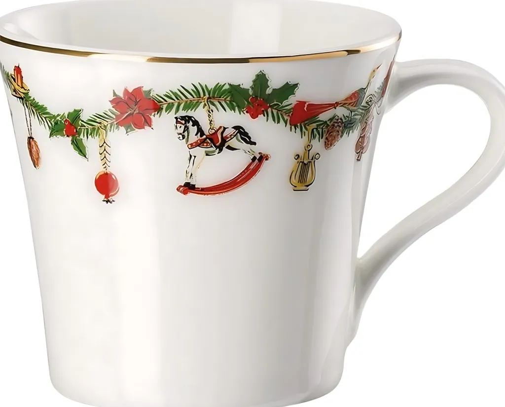 Hot Nora Christmas Kop , Hvid Juleglas Og Krus|Kopper