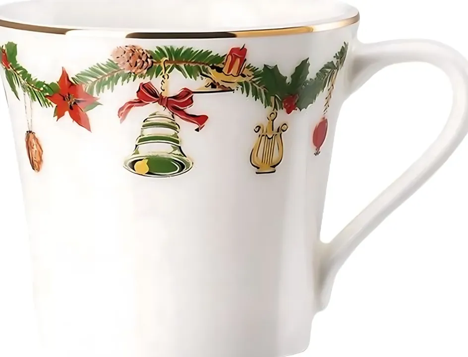Outlet Hutschenreuther Nora Christmas Espressokop , Hvid