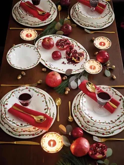 Hutschenreuther Lysestager|Julelys > Nora Christmas Lysestage H3,6 cm, Hvid