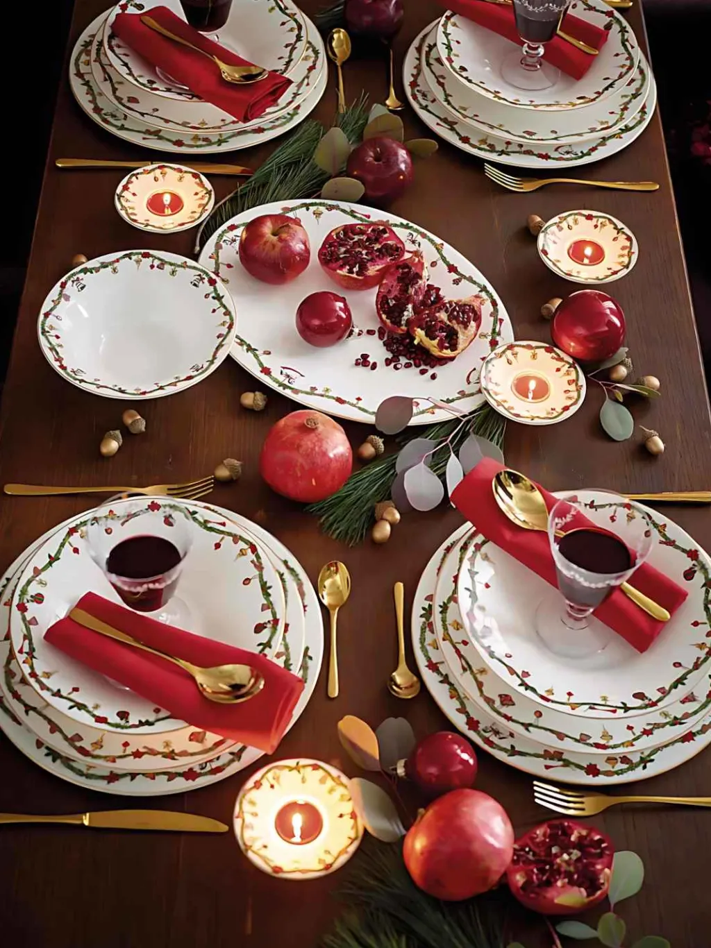 Hutschenreuther Lysestager|Julelys > Nora Christmas Lysestage H3,6 cm, Hvid