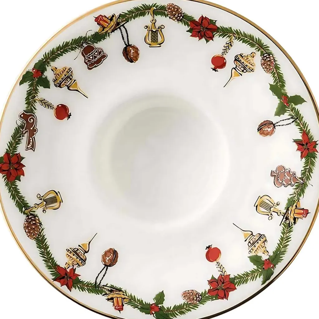 Hutschenreuther Lysestager|Julelys > Nora Christmas Lysestage H3,6 cm, Hvid