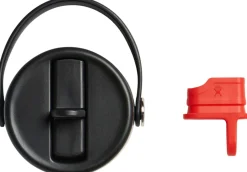 Best Hydro Flask Wide Mouth Låg m. Sugerør, Sort