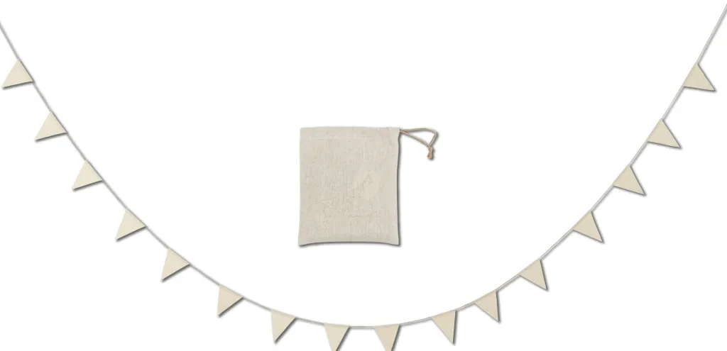 Best Flagranke m. 15 Flag 400 cm, Børn Fødselsdagsdekoration|Børneværelse
