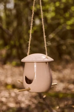 Best Ib Laursen Fuglefoderhus H12,5 cm, Støvet Malva