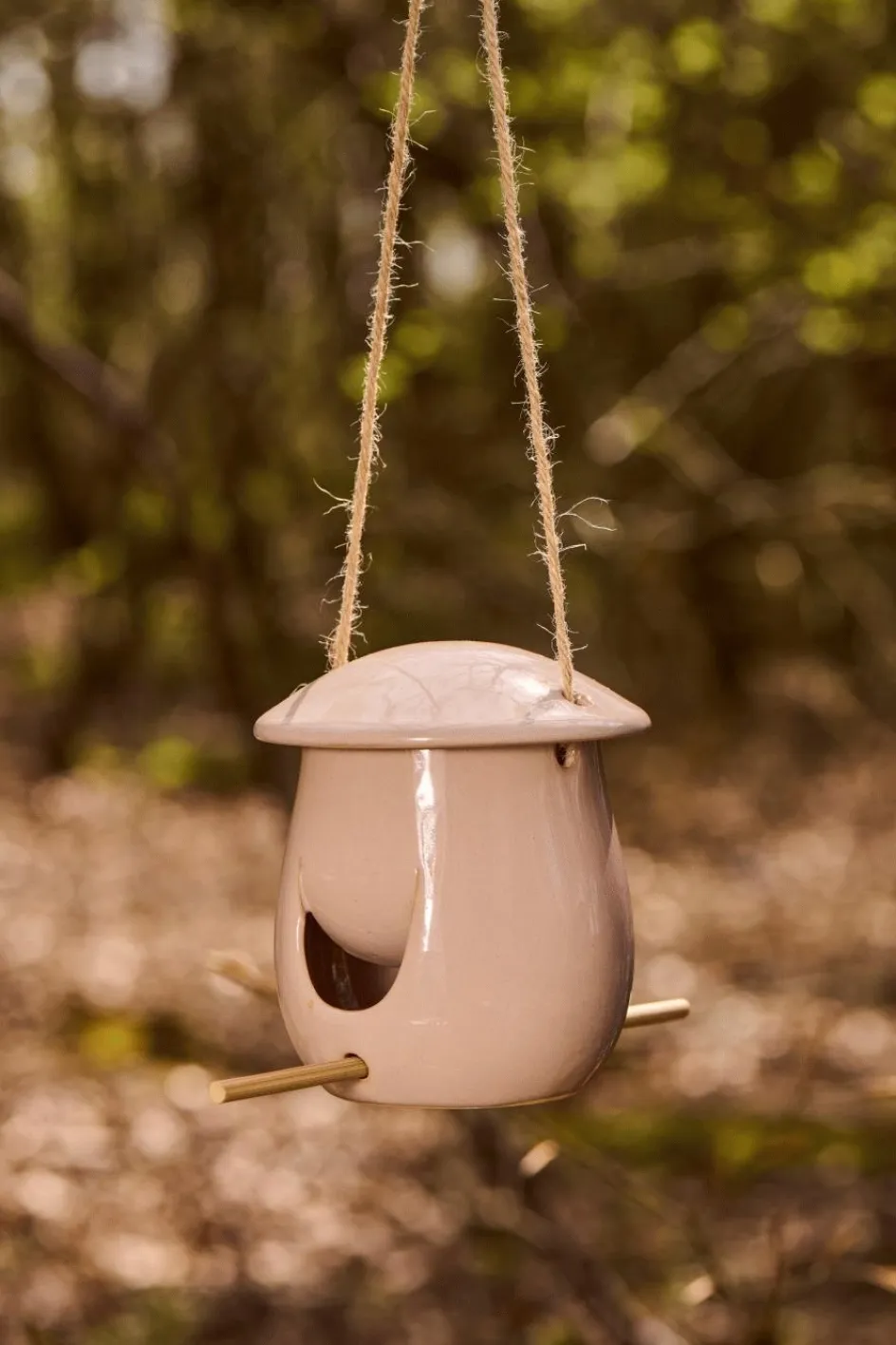 Best Ib Laursen Fuglefoderhus H12,5 cm, Støvet Malva