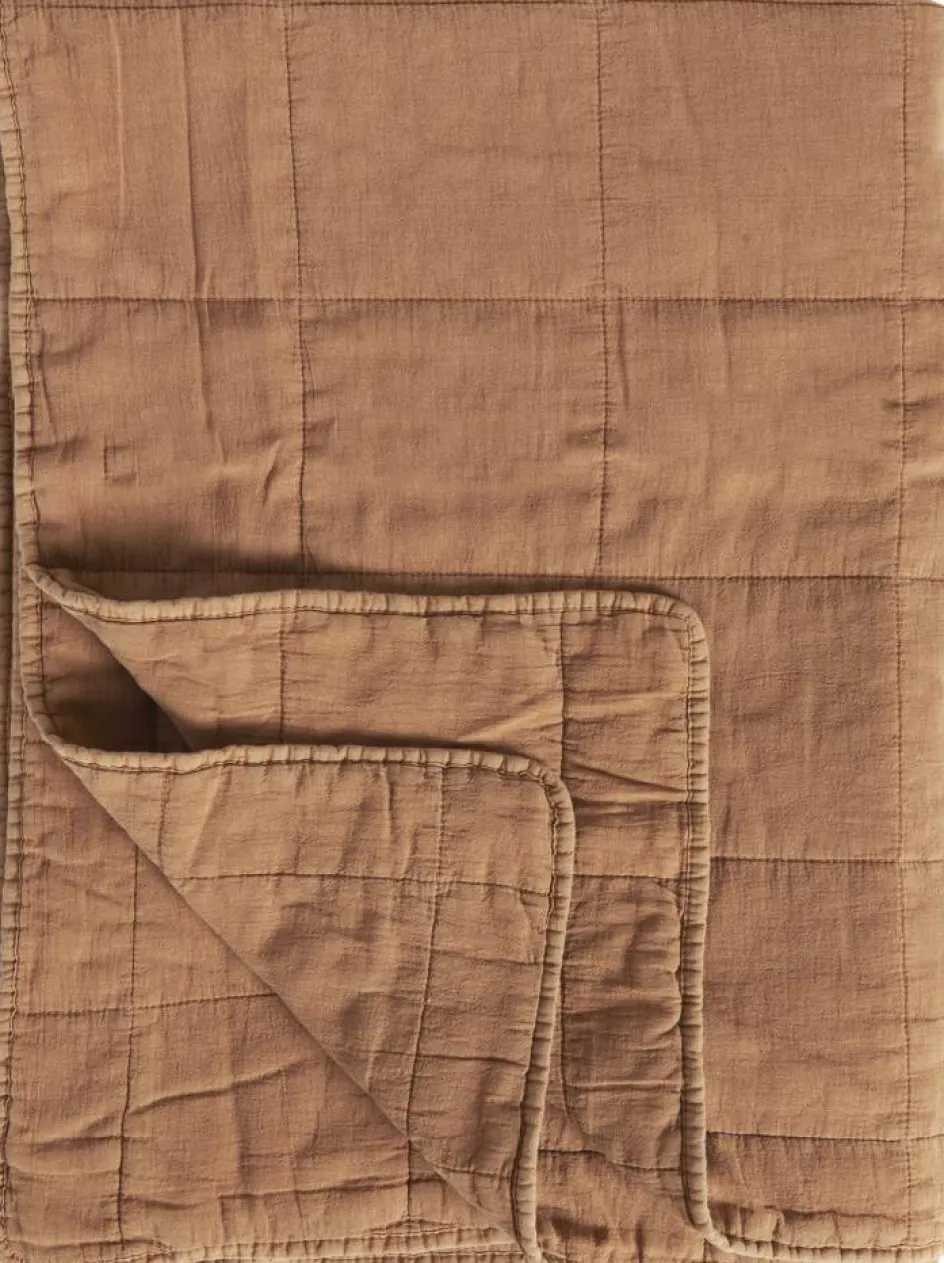 Best Ib Laursen Klassisk Vattæppe 130x180 cm, Cognac