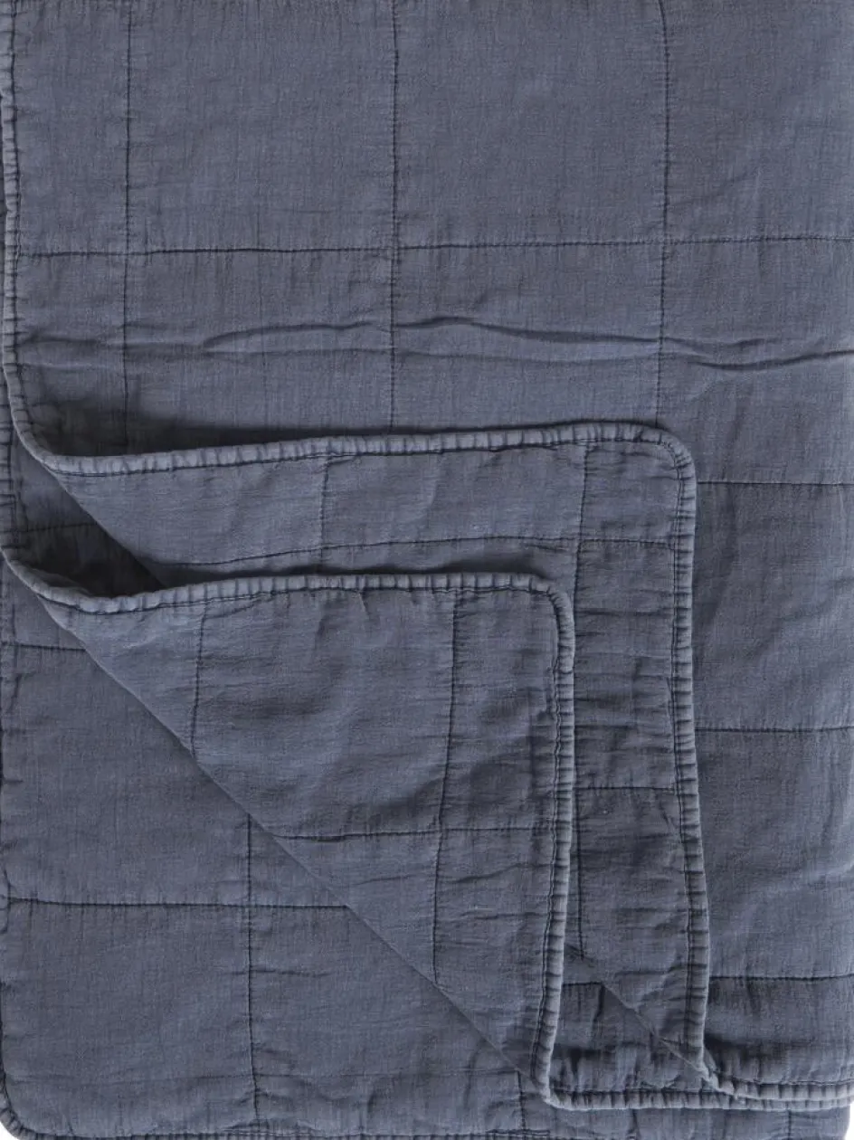 New Ib Laursen Klassisk Vattæppe 130x180 cm, Indigo
