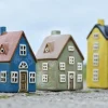 Discount Ib Laursen Lyshus Nyhavn H20,5 cm, Blå/Gul