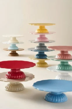 Hot Ib Laursen Mynte Fad på Fod Ø29 cm, Blue Bell