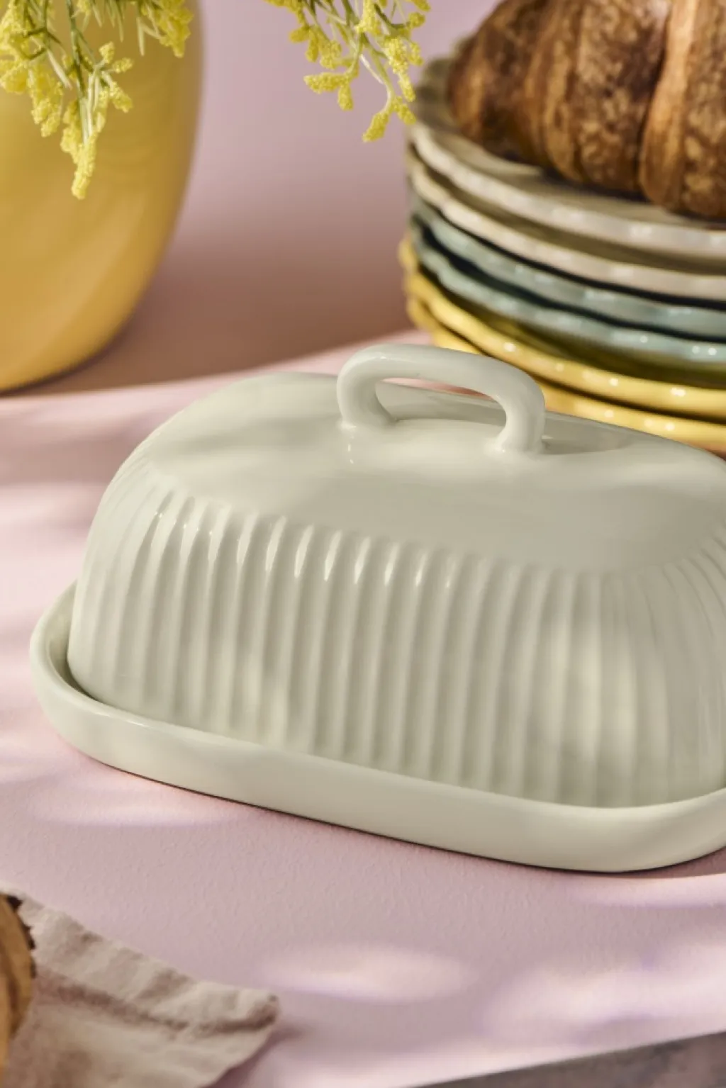 Ib Laursen Skåle|Spisestue > Mynte Smørboks, Butter Cream