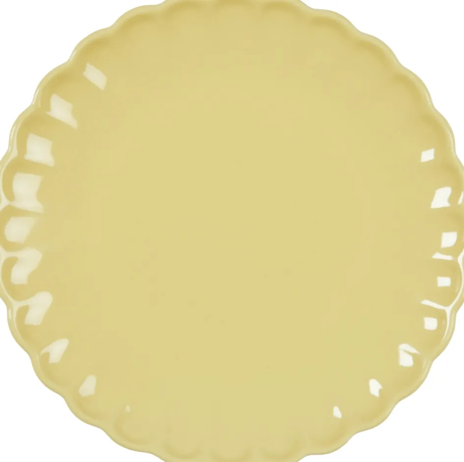 Hot Ib Laursen Mynte Tallerken Blomst 19,5 cm, Lemonade