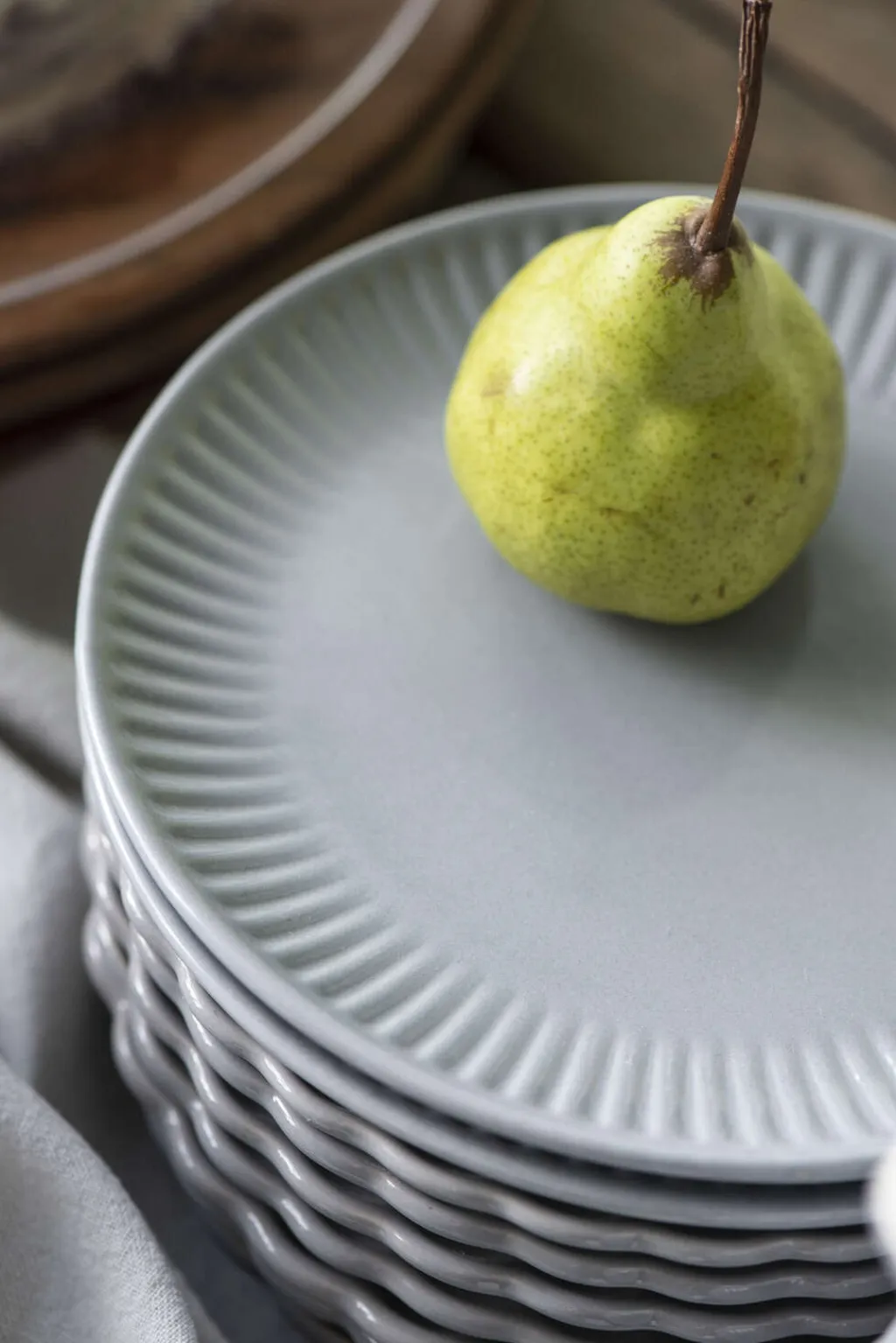 Sale Mynte Tallerken Blomst 19,5 cm, Desserttallerkener