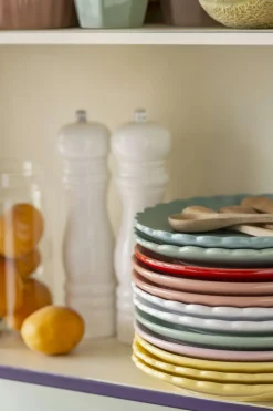 Mynte Tallerken Blomst 19,5 cm, Desserttallerkener
