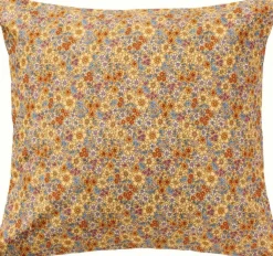 Ib Laursen Puder Og Betræk > Pudebetræk 60x60 cm, Gul/Blomstret