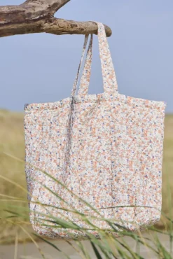 Outlet Quiltet Taske, Orange/Blå Tasker Og Muleposer|Tasker Og Muleposer