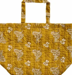 Ib Laursen Tasker Og Muleposer|Tasker Og Muleposer > Quiltet Taske 45x40 cm, Mustard