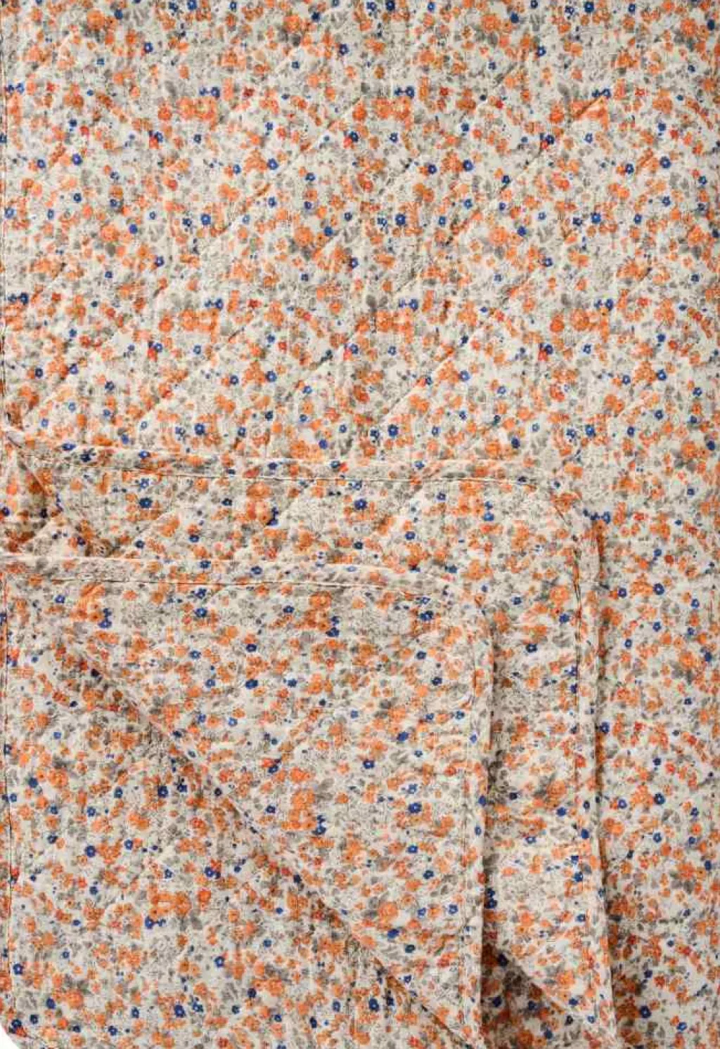 Ib Laursen Plaider Og Tæpper > Vattæppe 130x180 cm, Orange/Blå