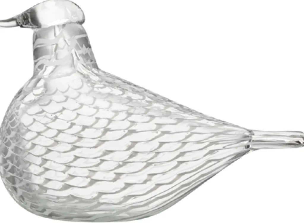 Iittala Stue|Træfigurer Og Figurer > Birds by Toikka Glasfugl Due 11 cm