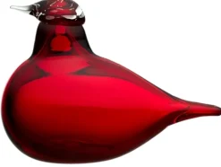 Best Iittala Birds by Toikka Glasfugl Sneppe 7 cm, Tranebær
