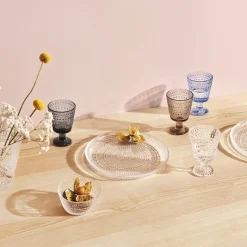 Sale Iittala Kastehelmi Glas På Fod 2 stk. 26 cl, Linen