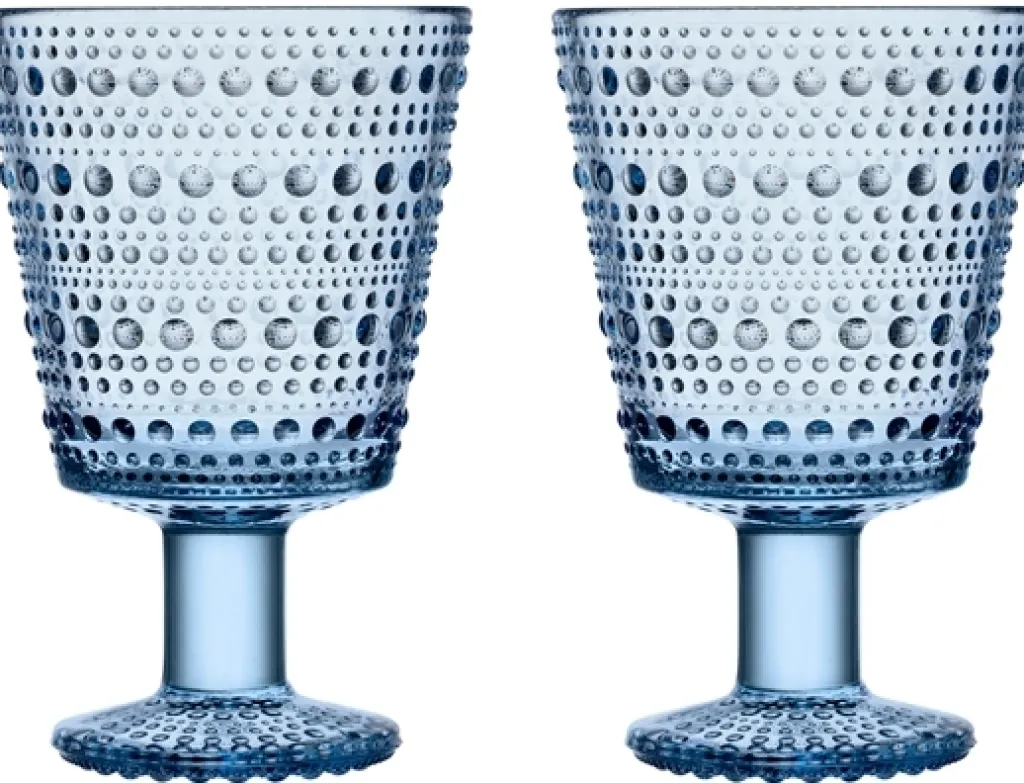 Iittala Vandglas > Kastehelmi Glas På Fod 2 stk. 26 cl,