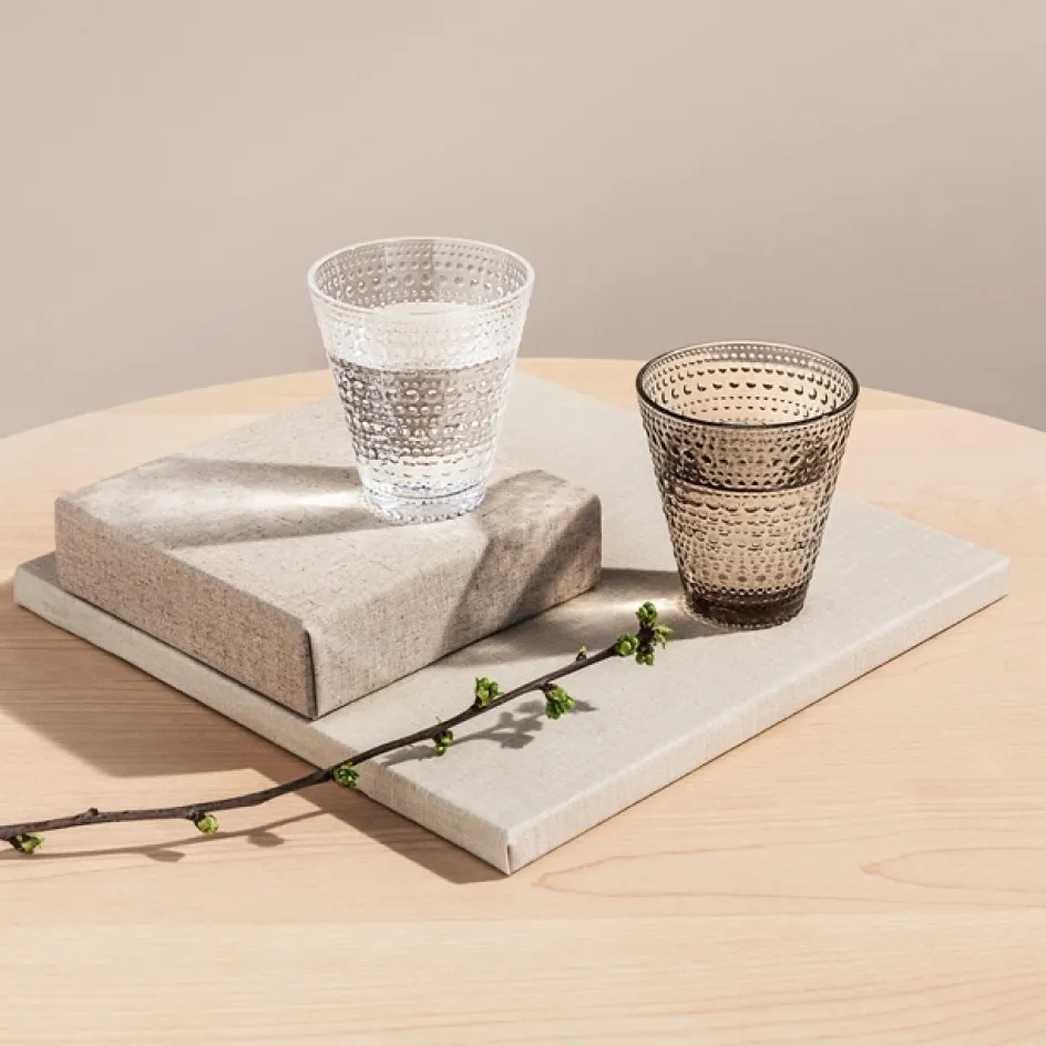 Sale Iittala Kastehelmi Vandglas 2 stk. 30 cl, Linen