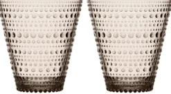 Sale Iittala Kastehelmi Vandglas 2 stk. 30 cl, Linen