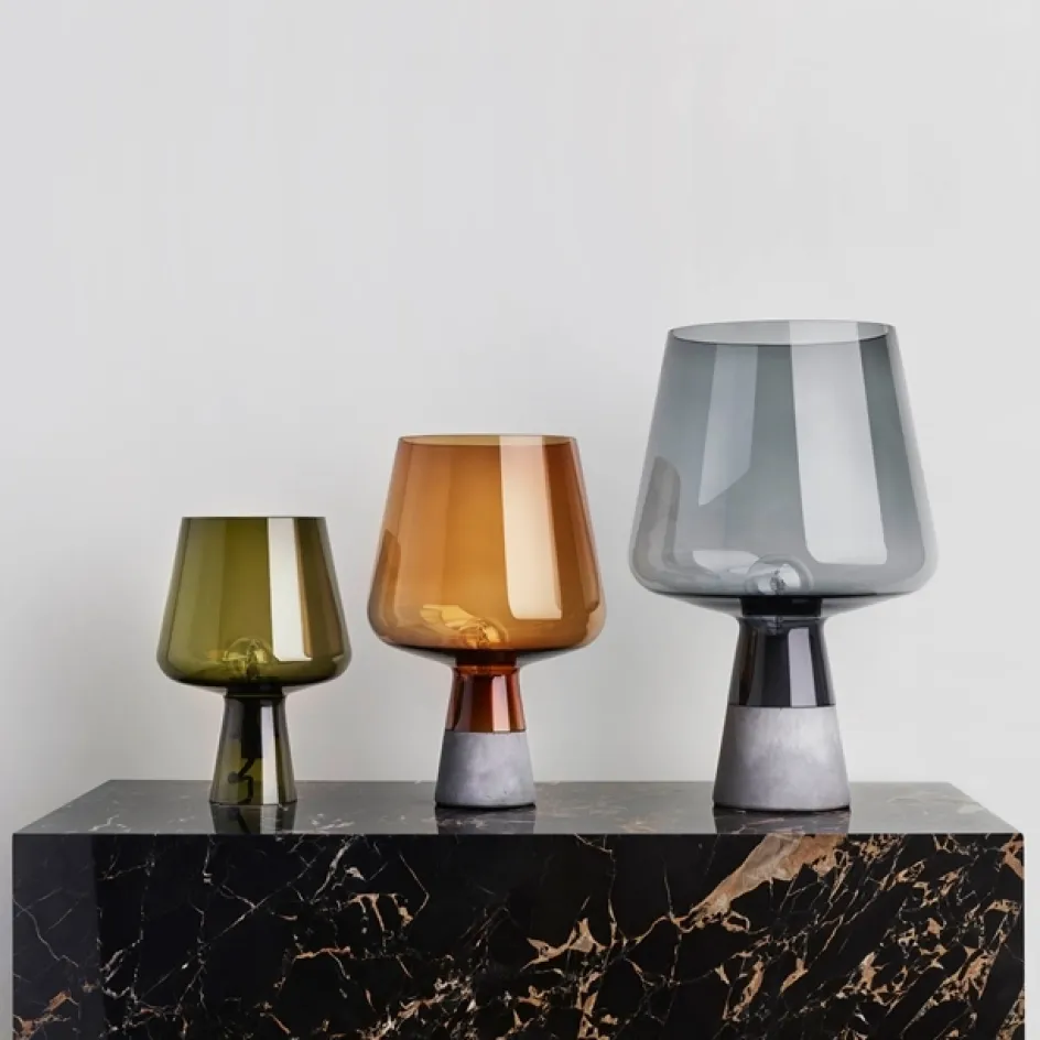 Outlet Iittala Leimu Lampe 24x16,5 cm, Mosgrøn