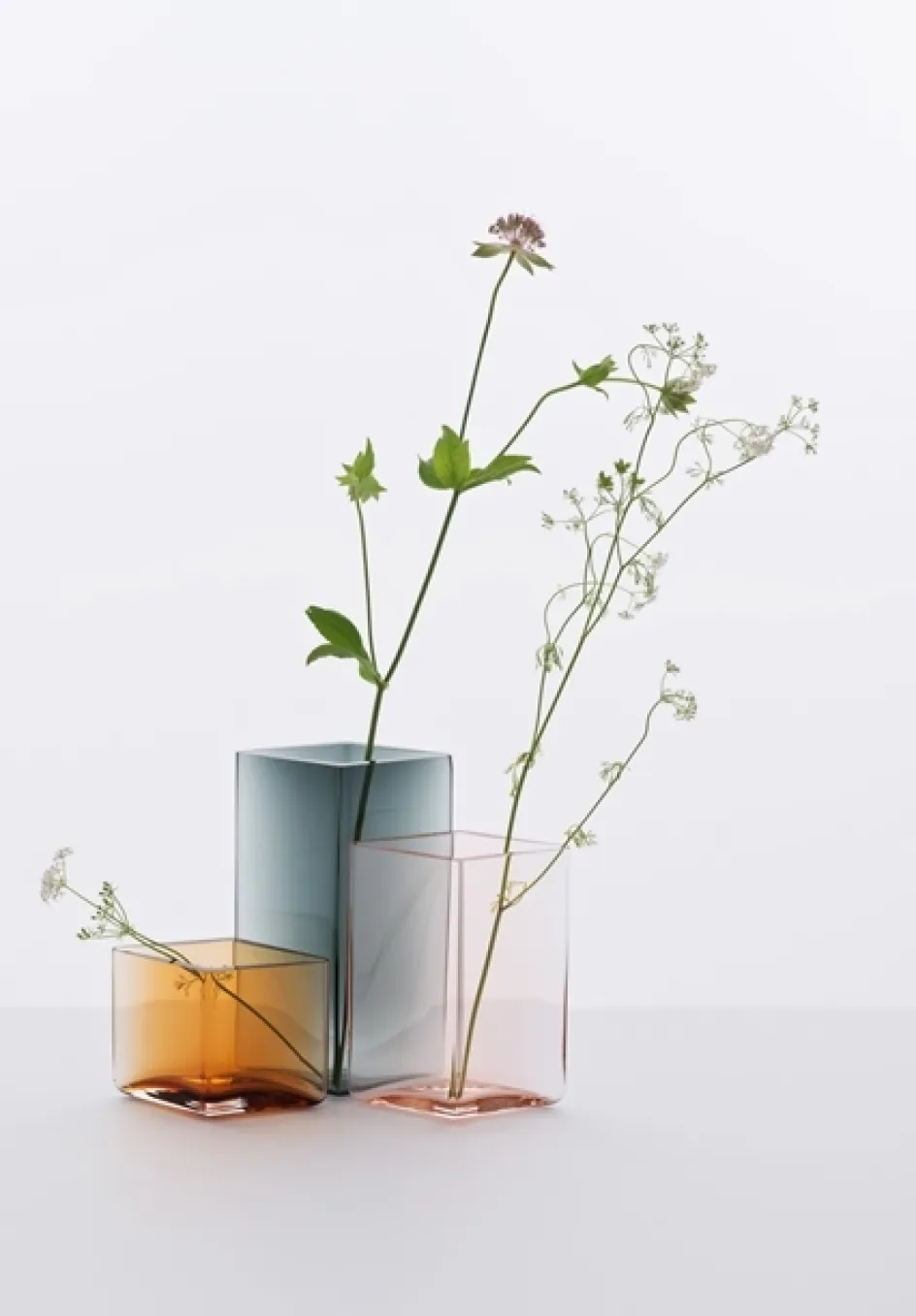 Sale Iittala Ruutu Vase H18 cm, Grå