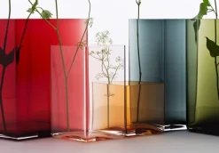 Sale Iittala Ruutu Vase H18 cm, Grå