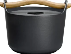 Iittala Sarpaneva Kasserolle m. Låg 3 L, Sort