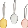 Iittala Stue|Ophæng > Glasæg 3 stk. 6 cm, Gul/Klar/Rød
