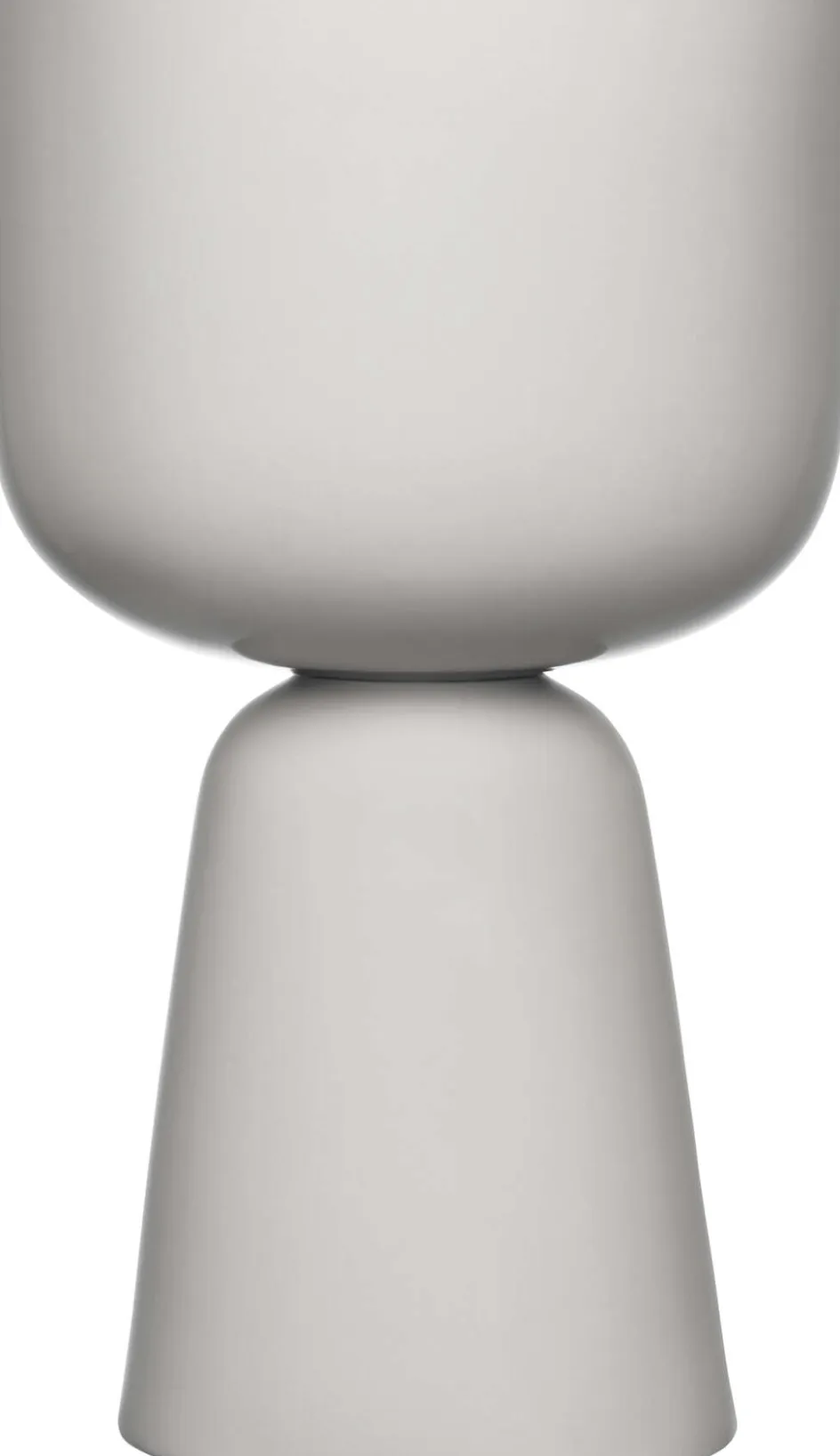 New Iittala Nappula Urtepotteskjuler H, Lysegrå