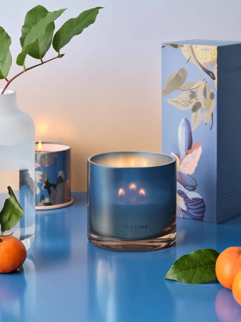 Clearance ILLUME Duftlys Ø9,7/H8,5 cm, Citrus Crush