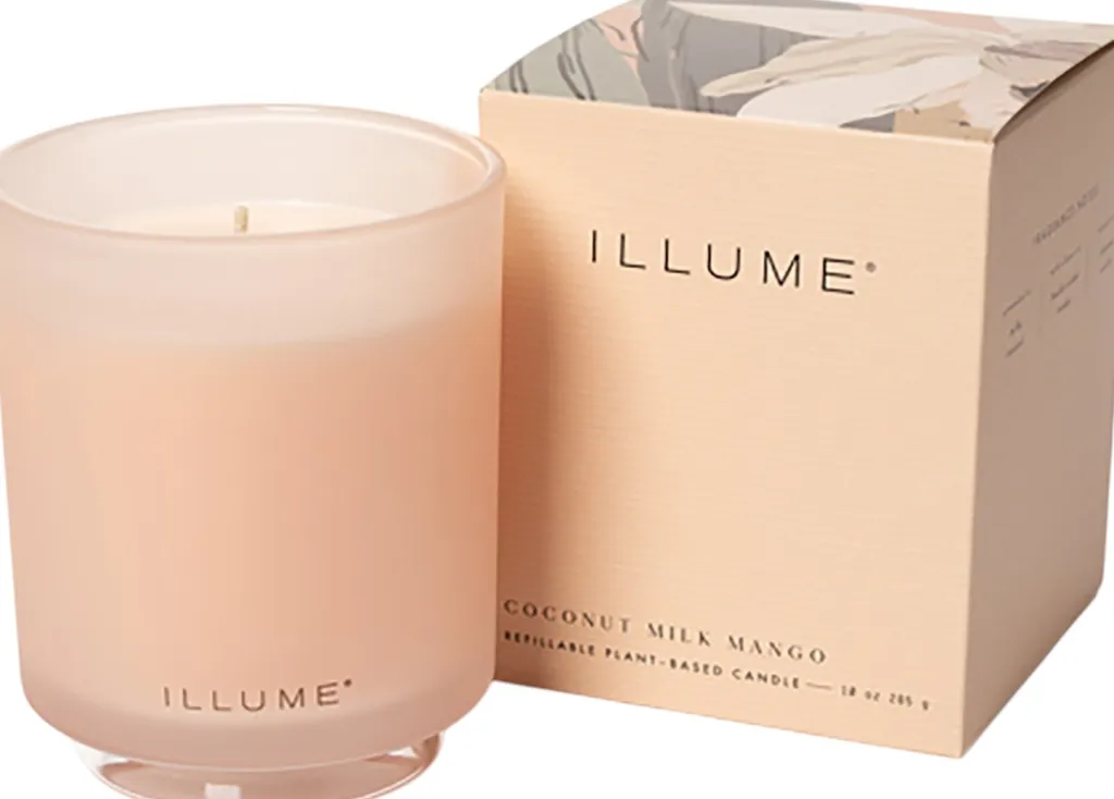 Clearance Duftlys Ø9/H10,7 cm, Coconut Milk Mango Duftlys