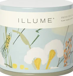Clearance ILLUME Duftlys Ø9,7/H8,5 cm, Fresh Sea Salt