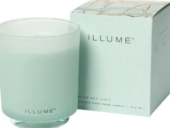 Hot ILLUME Duftlys Ø9/H10,7 cm, Fresh Sea Salt