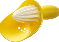 Discount Catcher Citruspresser 16,5 cm, Gul/Hvid Presseredskaber