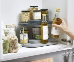 Sale CupboardStore Krydderiholder Roterende H, Grå Opbevaring Til Køkkenet
