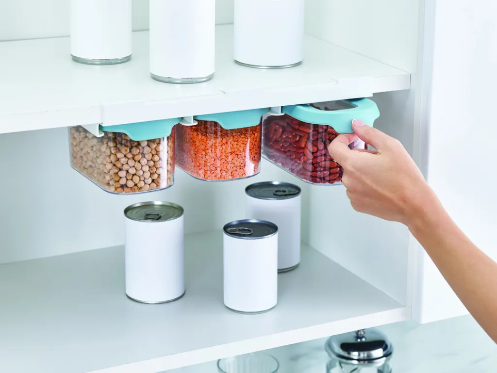 Joseph Joseph Opbevaring Til Køkkenet > CupboardStore Opbevaring under Hylde 3 stk 900 ml, Blå