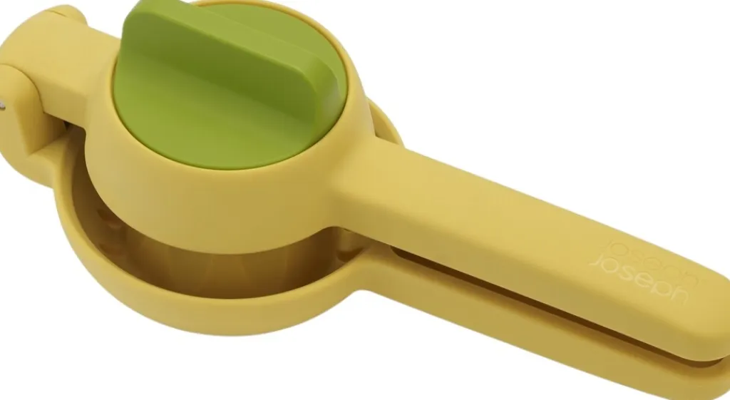 Clearance Dobbeltvirkende Citruspresser 22 cm, Gul Presseredskaber