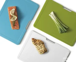 Best Folio Slim Skærebrætsæt Underhylde 4 Dele 36x27 cm, Multicolor Skærebrætter Og Serveringsbrætter