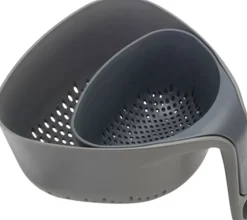 Joseph Joseph Tilberedning > Nest Dørslag m. Håndtag 2 Dele, Grå