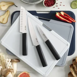 Clearance Joseph Joseph Nest Kniv- og Skærebrætssæt 6 Dele, Grå