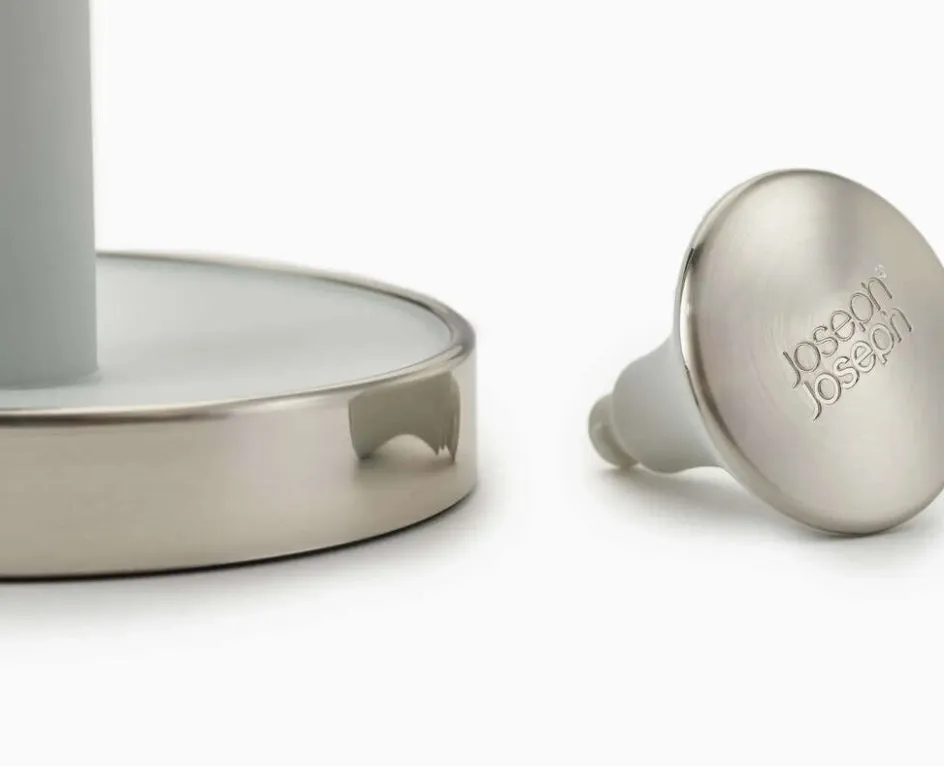 Joseph Joseph Push&Tear Køkkenrulleholder H28 cm, Light Stone