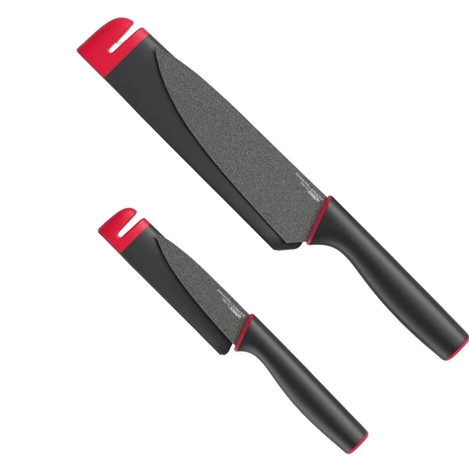 Online Joseph Joseph Slice&Sharpen Knive m. Sliber 4 Dele, Sort