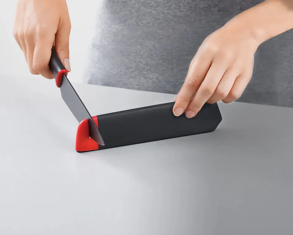 Online Joseph Joseph Slice&Sharpen Knive m. Sliber 4 Dele, Sort